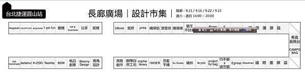 設計市集攤位圖
