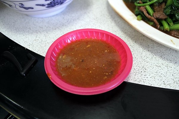 台南柳營小腳腿羊肉_沾醬