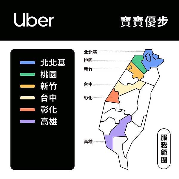 Uber 多元計程車-Uber 有哪些車種可以選擇？