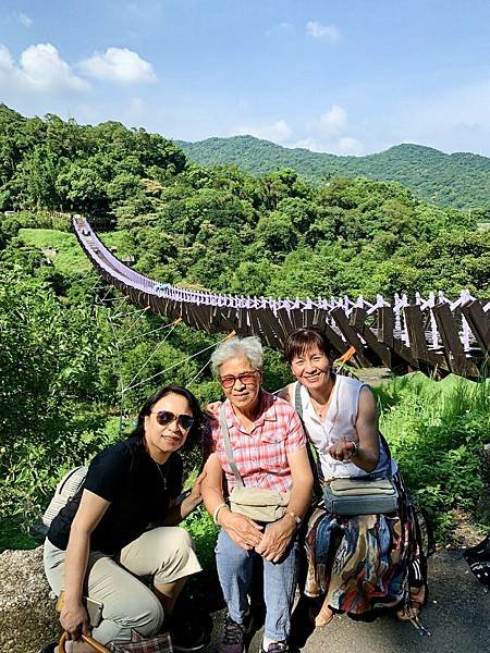 白石湖吊橋踏青
