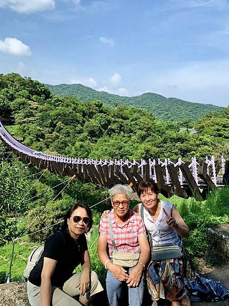 白石湖吊橋踏青