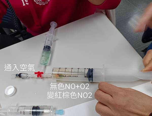 手忙腳亂的氣體反應