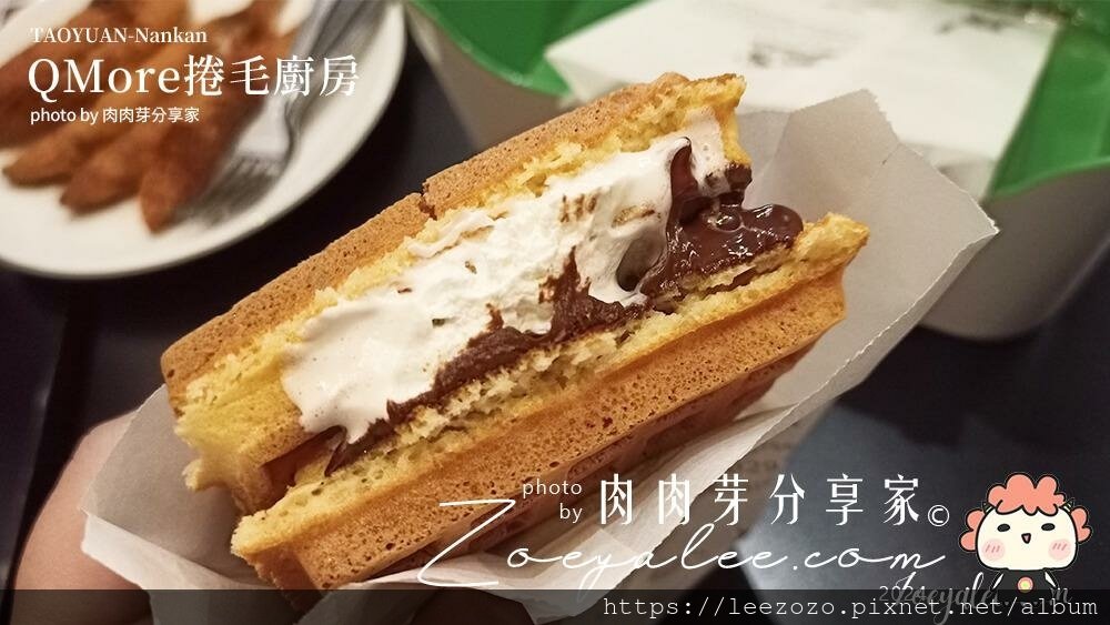 QMORE捲毛廚房-巧克力鮮奶油鬆餅.jpg
