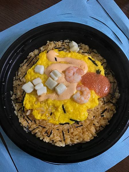 7-11 歐姆蛋明太子海鮮飯 85元