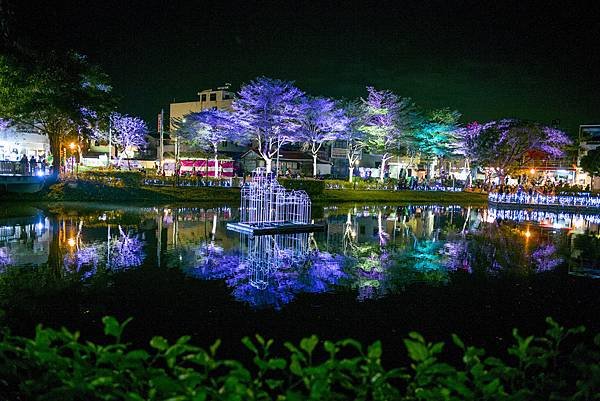 L臺南鹽水月津港燈節：月津港親水公園