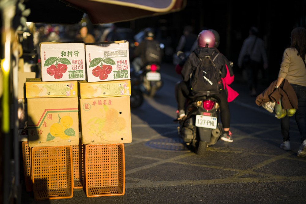 高雄三民市場夕陽記實