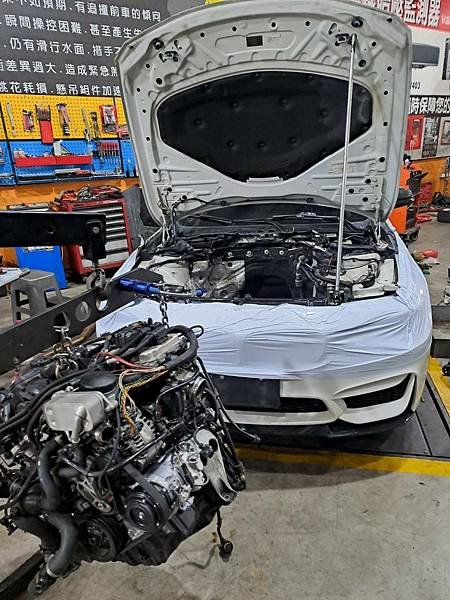 BMW - F30 / 引擎周邊 . 整修強化