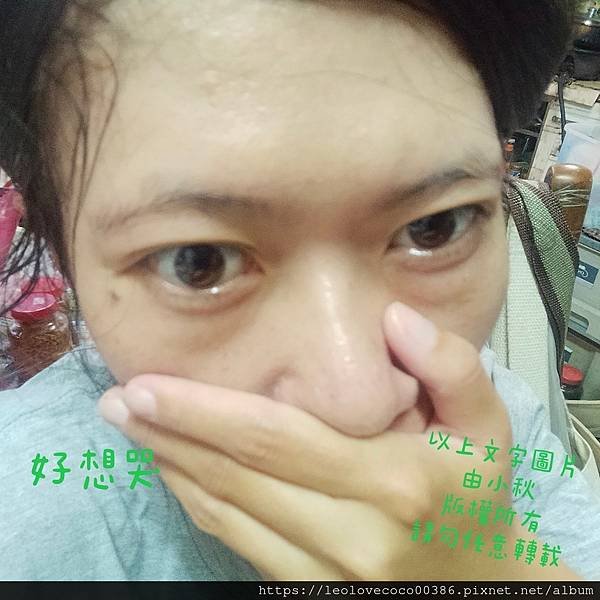 울고 싶다~ 好想哭啊~