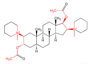300px-Pancuronium_acetylcholine-highlighted.png