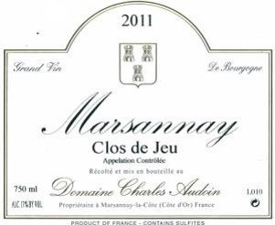 2011 Marsannay Clos de Jeu