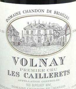 Volnay 1er Cru Caillerets