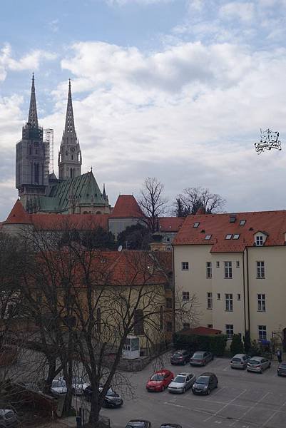 good view on balcony in my room