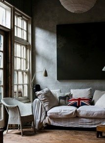Union Jack British flag cushion creative-geisslein.blogspot.com