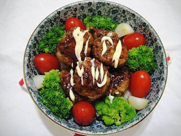 照燒地瓜山藥肉丸子
