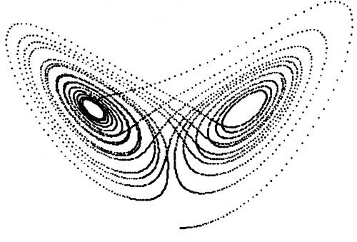 蝴蝶效應 混沌圖形