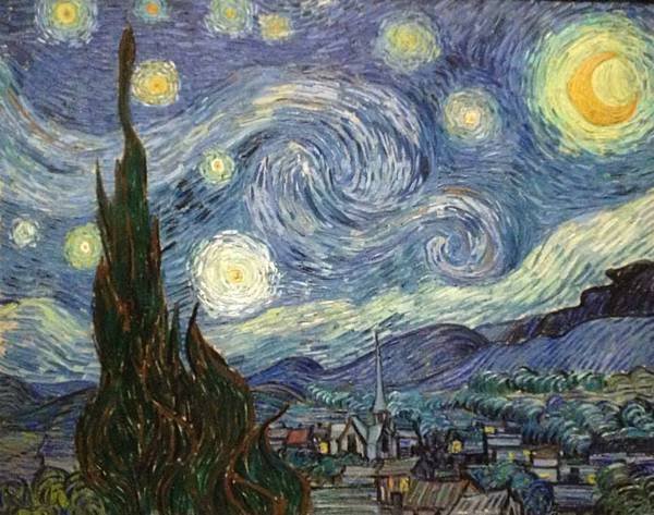 Vicent Van Gogh, Dutch, 1853 - 1890 「The Starry Night」, 1889 &quot;星夜&quot;應該是MoMA最著名也是最受歡迎的館藏