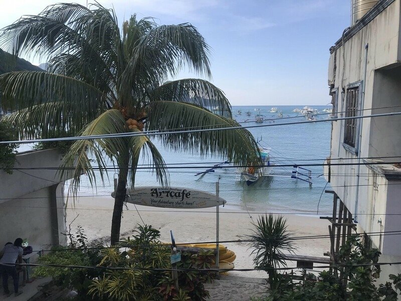 粉紅色夕陽 Nacpanbeach 愛尼島 艾爾尼多 elnido