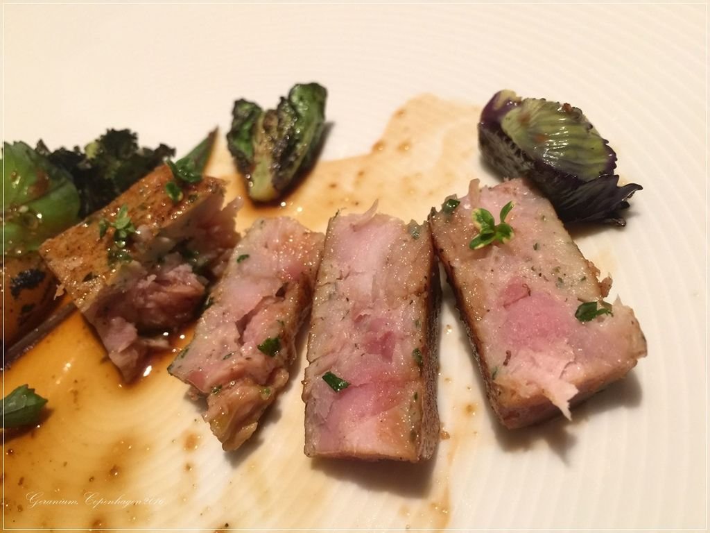 Geranium-48-Pork, Fermented Cabbage, Grilled Pear %26; Aroma of Dried Potato.JPG