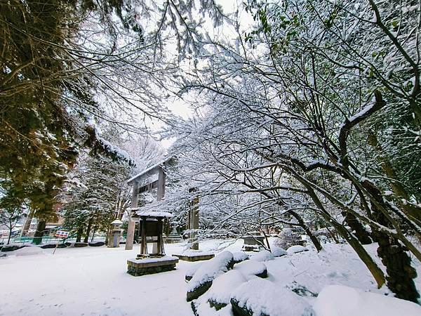 【盛岡】被雪覆蓋的八幡宮
