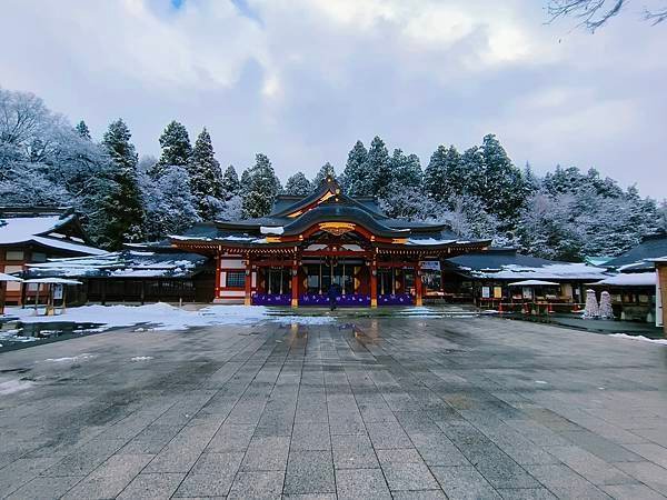 【盛岡】被雪覆蓋的八幡宮