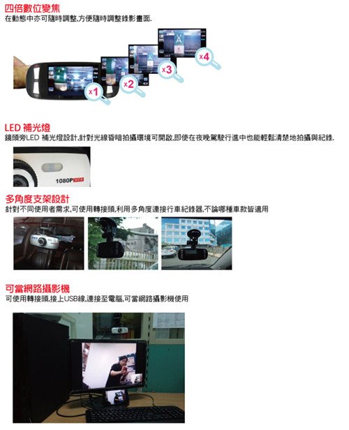 納智達 FHD 1080P 行車記錄器 CDV-1000(4)