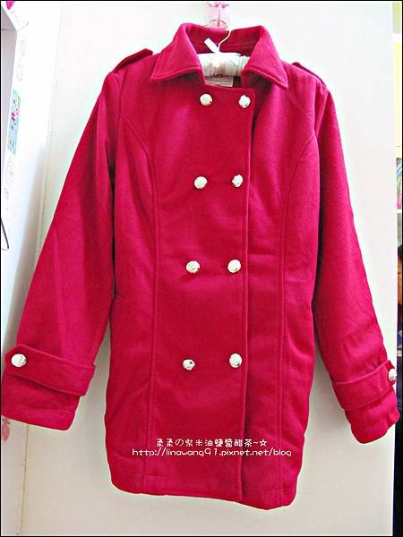 2013-1025-OB嚴選-皇家質感雙排釦毛呢腰綁帶長版外套 (3).jpg