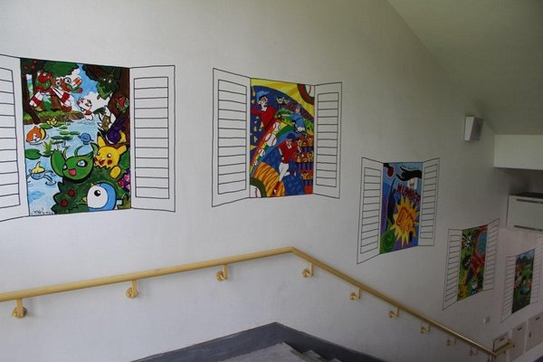 900825--高雄-龍華國小-學生畫廊與校園裝置 (3).JPG