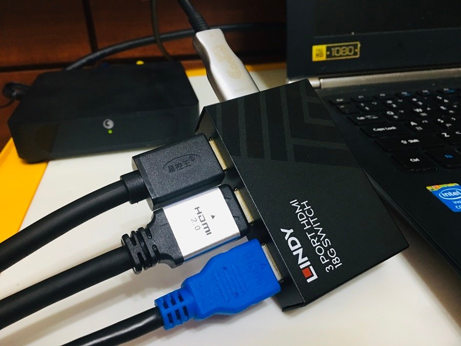 HDMI切換器推薦德國LINDY林帝HDMI 2.0 4K 18G-3進1出切換器解決HDMI Port不夠用4K高畫質HDMI輸出，可遙控切換HDMI訊號