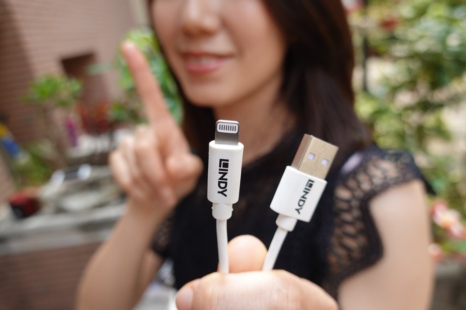 蘋果充電線USB TO LIGHTNING德國LINDY林帝Apple認證，支援最大2.4A快速充電和資料傳輸,採用Apple最新C89連接器，100%相容Apple系列