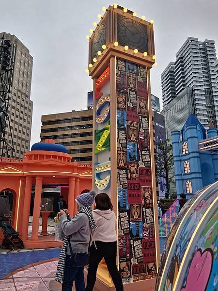 台北統一時代百貨的造景藝術很倫敦