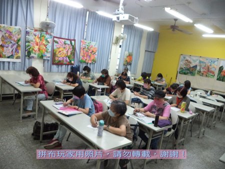拼布玩家-本學期最後一堂面授課