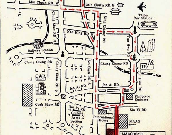 11314 165 Map to MAAG HQ Annex Officers Club Taipei 1968.JPG