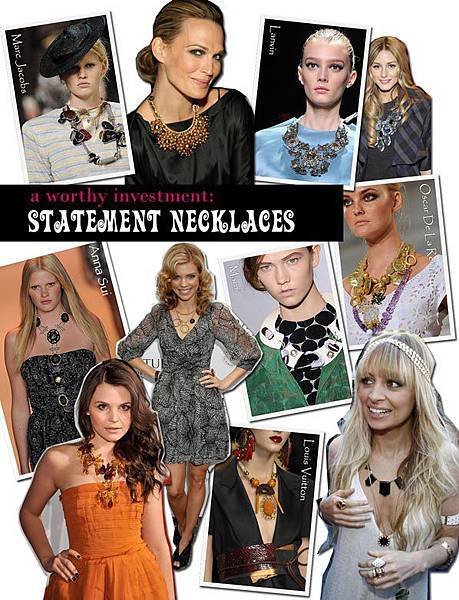 statement necklaces