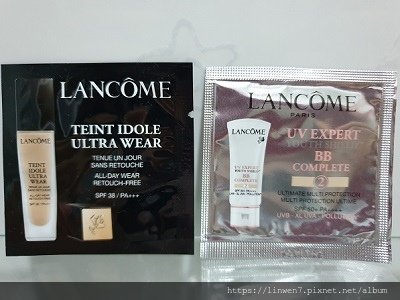 LANCOME超輕盈UV BB霜+零粉感粉底液1.jpg