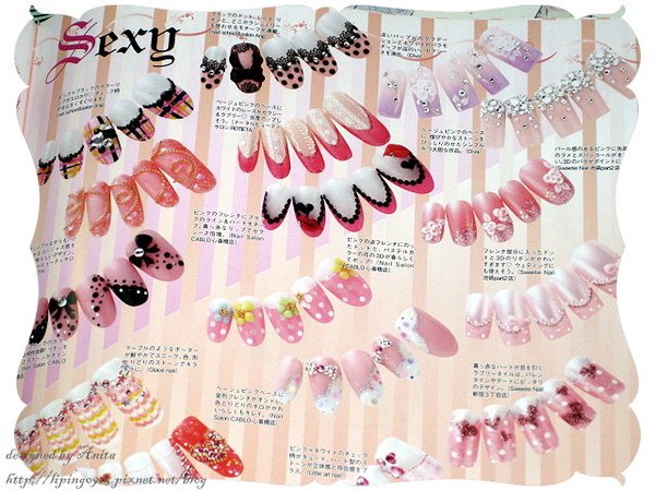 NAIL VENUS 2009春號中的美甲