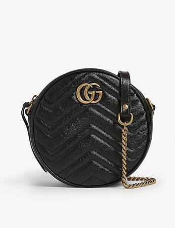 gucci GG Marmont Circle quilted leather shoulder bag black $1290.jpg