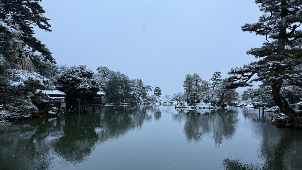 2025冬-北陸京阪旅day5-大雪中的金澤兼六園&amp;加賀溫泉