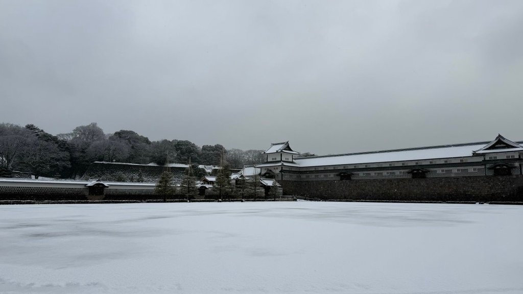 2025冬-北陸京阪旅day5-大雪中的金澤兼六園&amp;加賀溫泉
