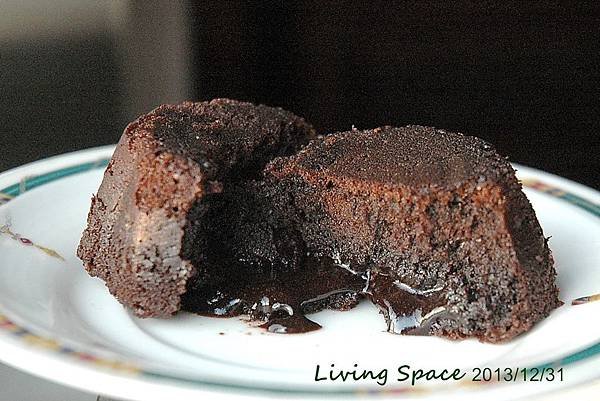 Brownie fondant pudding cake