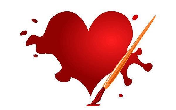 Red-Love-Paint-Wallpaper