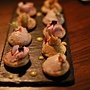 IMG_7774迷你鬆餅配精選海鮮醬三重秦(蟹肉、海膽及三文魚) $88