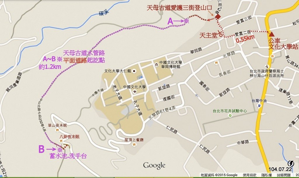 平面步道地圖