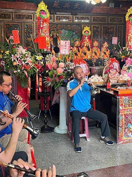 基隆聚樂社一組恭祝西秦王爺聖誕千秋-基隆城隍廟2樓武英殿排場