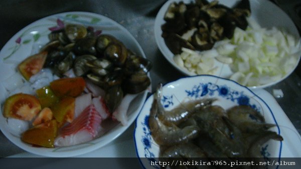 海鮮燉飯-材料