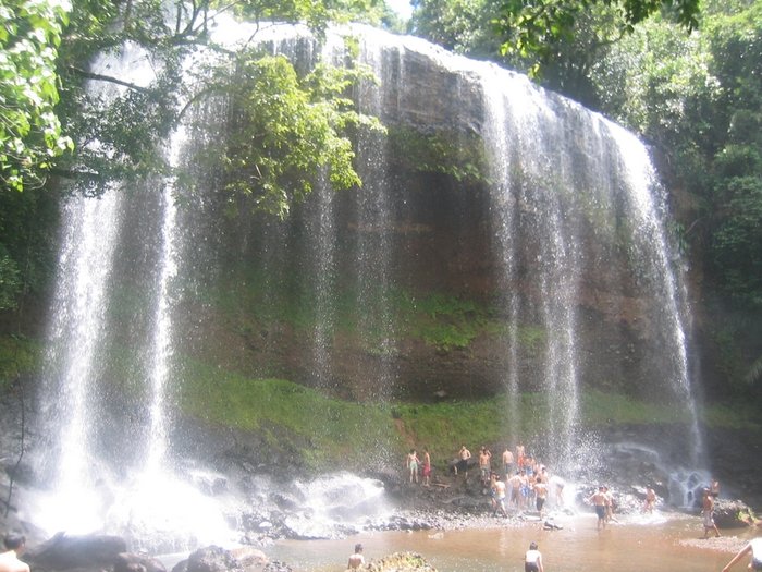 Ngardmau Waterfall 天使瀑布