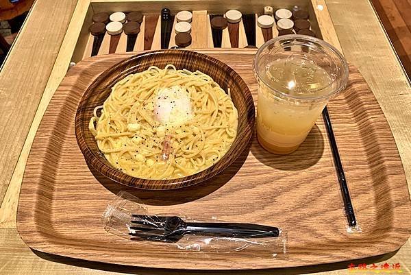 44都鐸屋2樓Bulter Wharf Cafe carbonara義大利麵-1.jpg