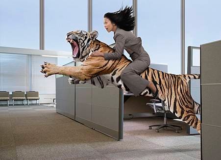 Riding-The-Tiger-Woman