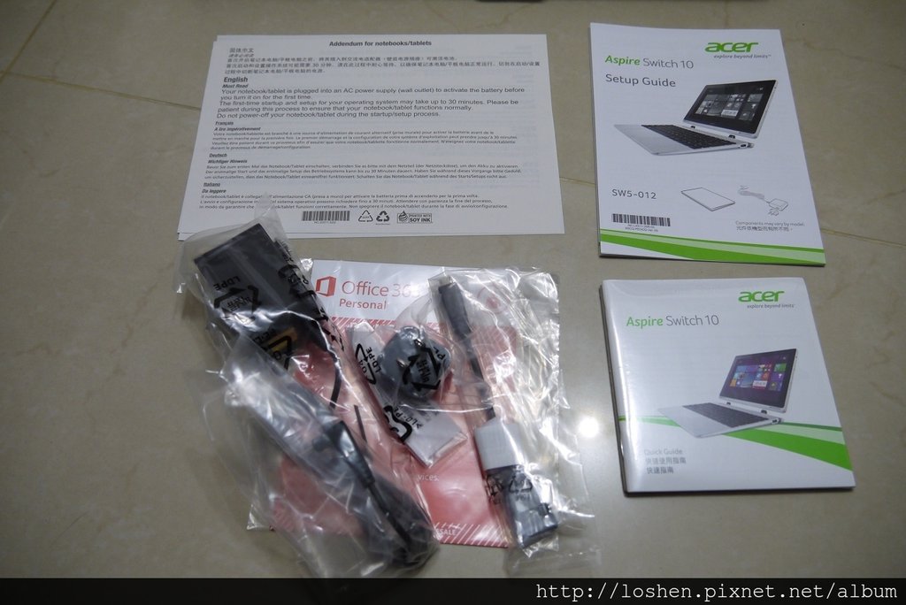 Acer SW 10