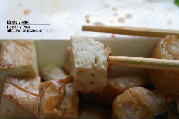糖地瓜滷味之百頁豆腐