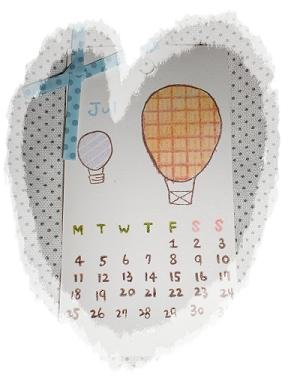 可愛的7月小卡